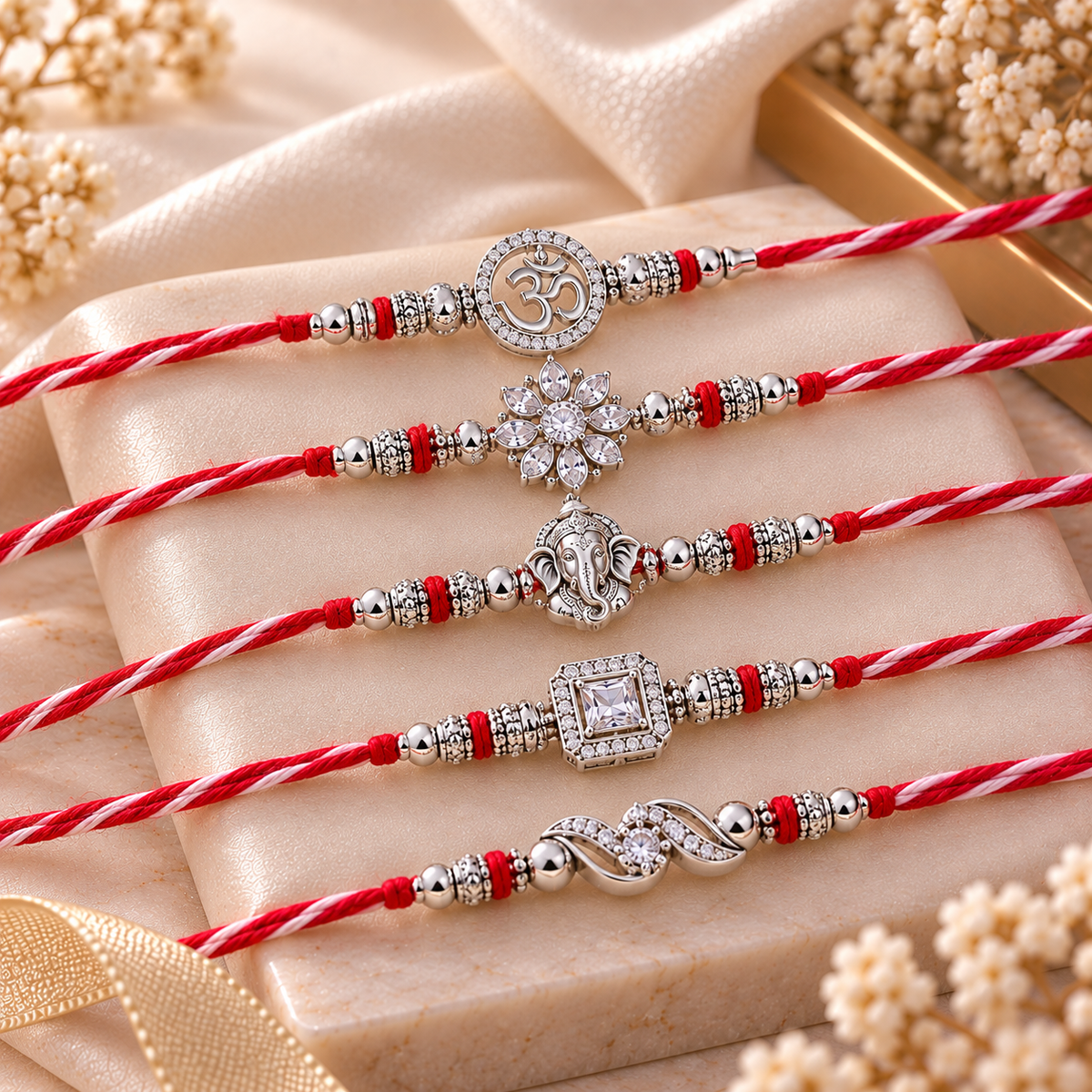 Silver Rakhi